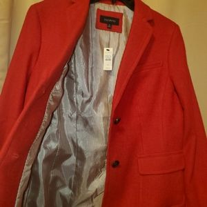 TALBOTS red wool blazer